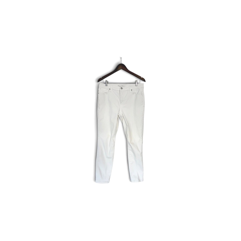 Tommy Bahama Ella Twill High Rise Ankle Jeans White Womens 10/28 Stretch Pants